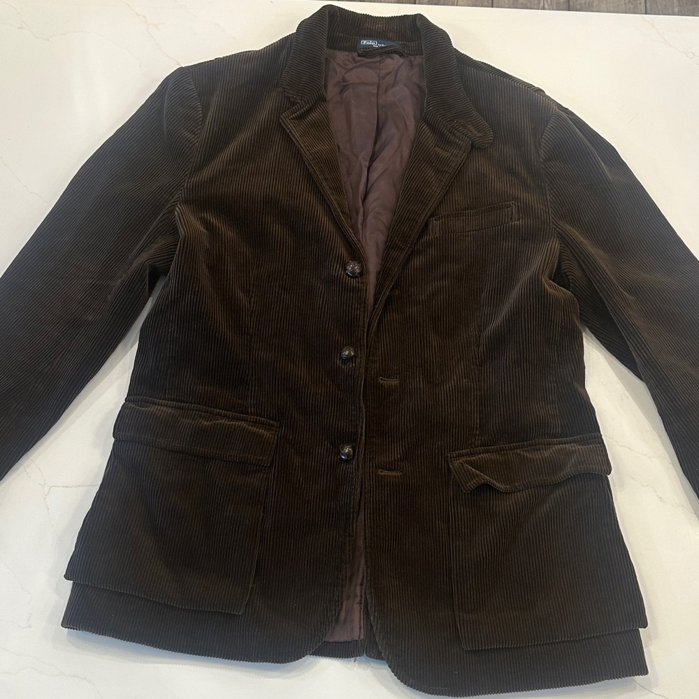 Polo by Ralph Lauren Brown Corduroy Blazer